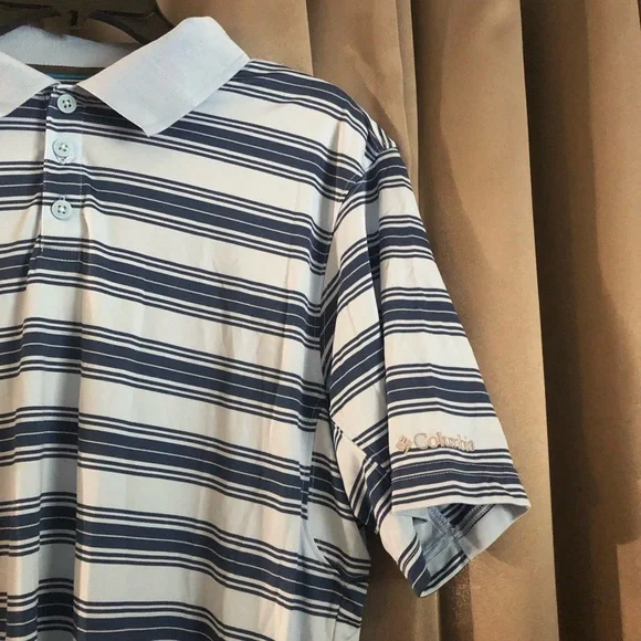 Columbia Collared Striped Golf Polo - Picture 3 of 9